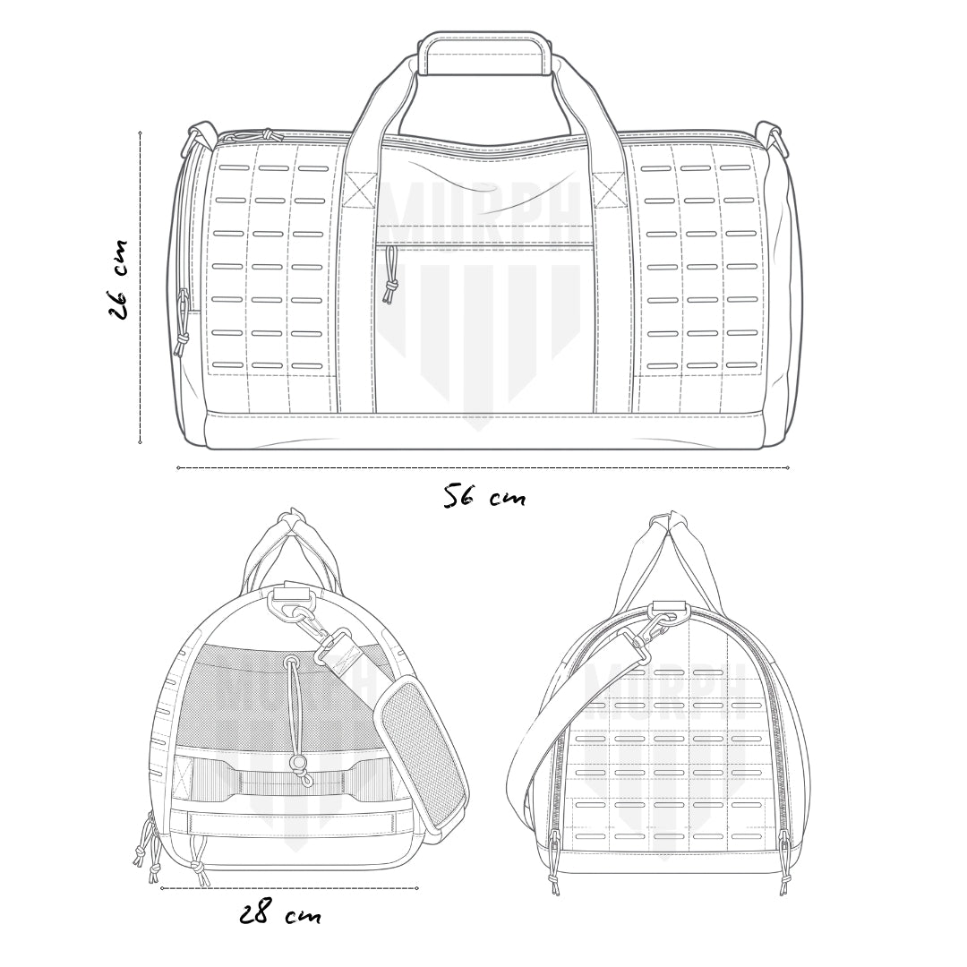 Sac Polochon Tactique 35L - Kaki