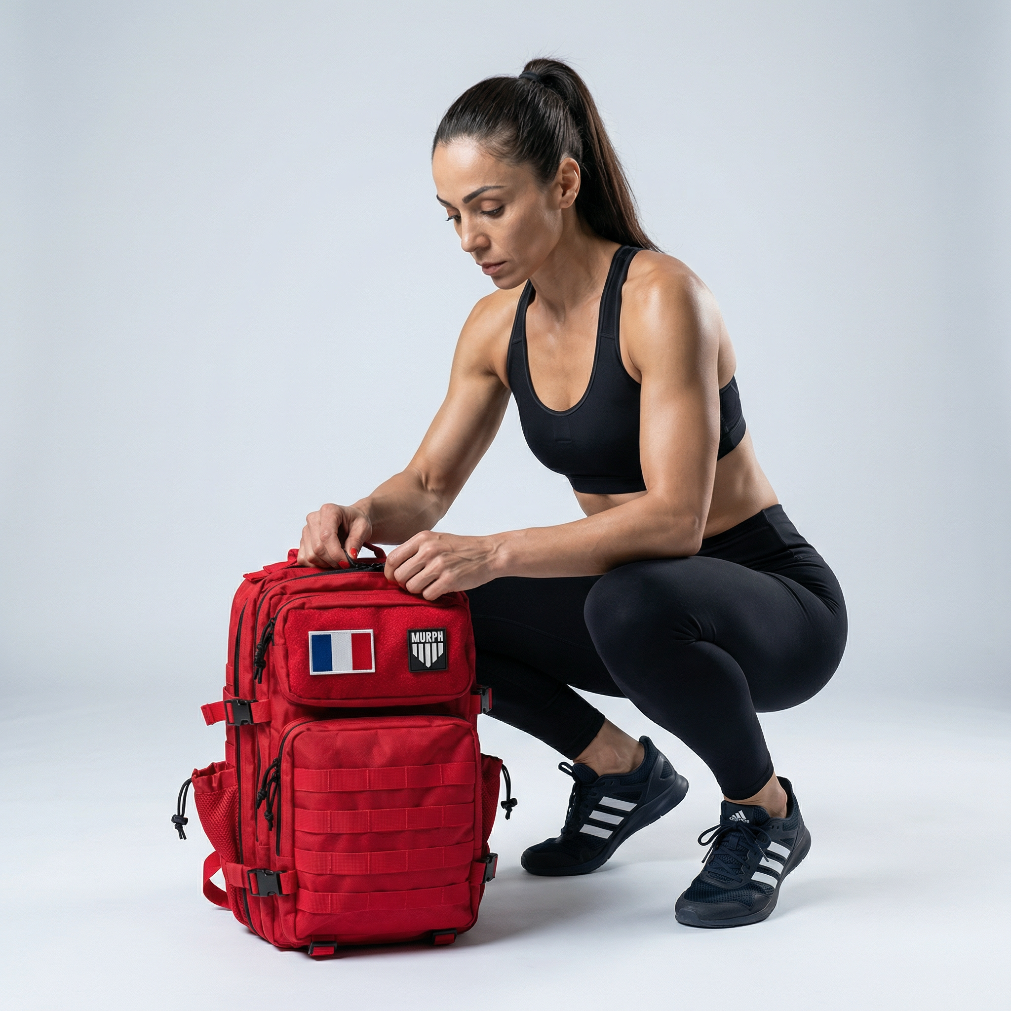 Sac à Dos Tactique 45L - Rouge