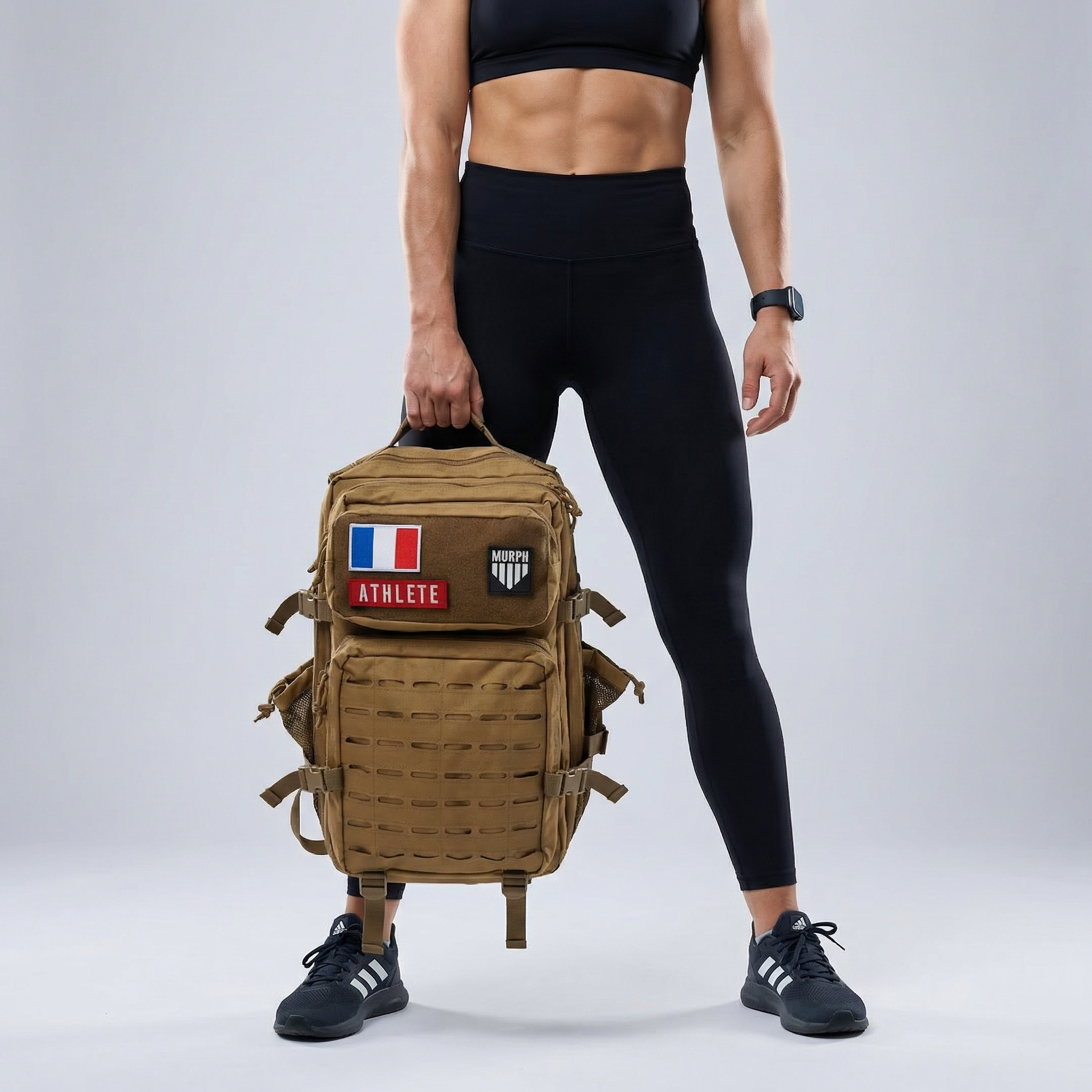Sac à Dos Tactique 45L Hero - Marron