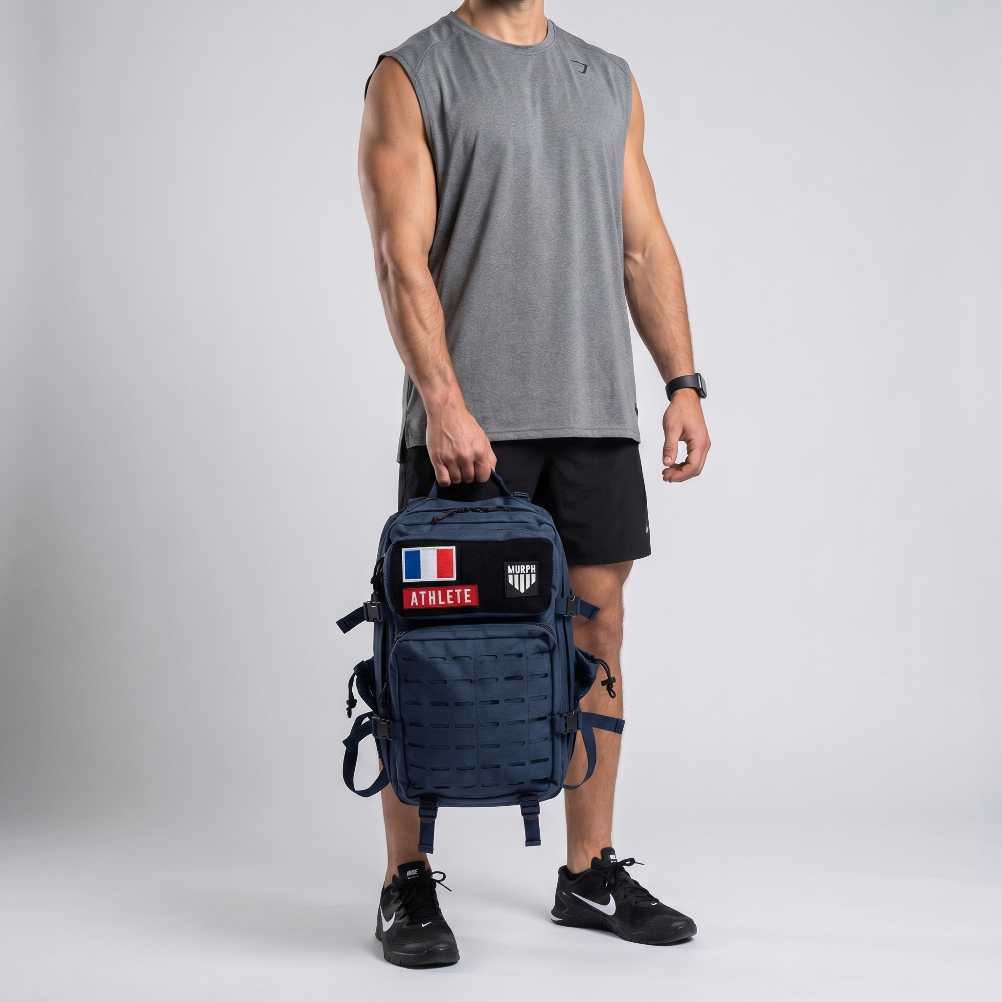 Sac à Dos Tactique 45L Hero - Bleu Marine