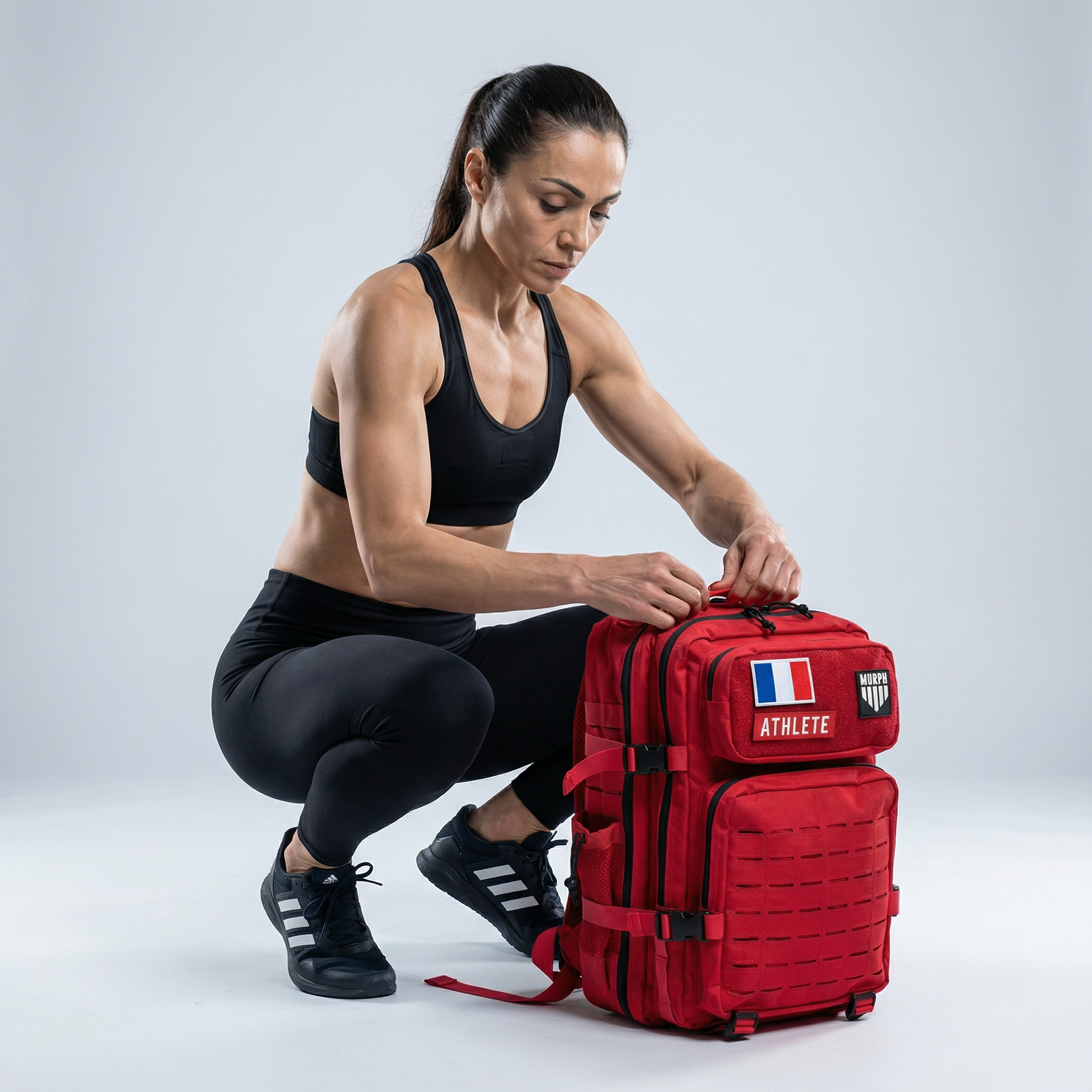 Sac à Dos Tactique 45L Hero - Rouge