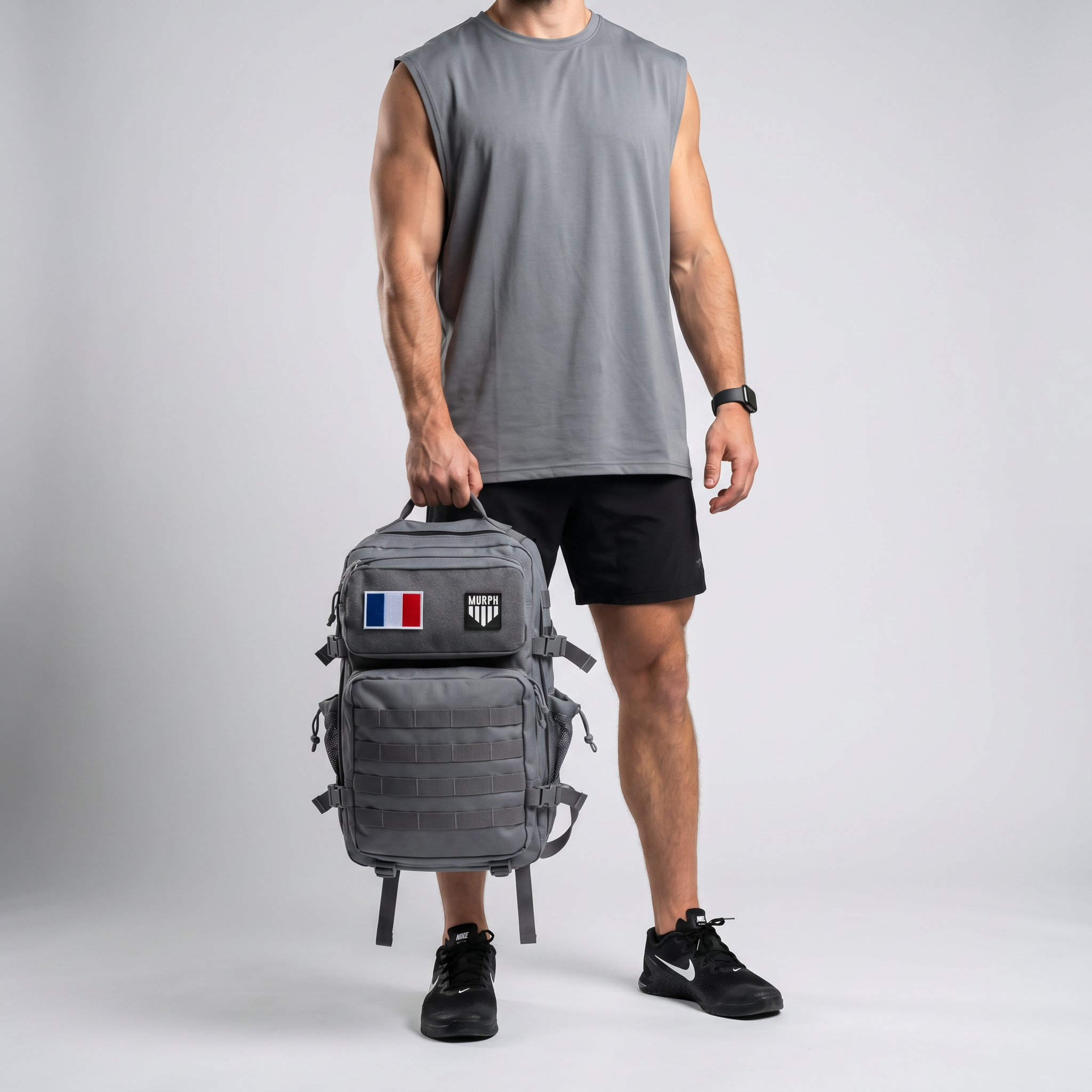 Sac à Dos Tactique 45L - Gris
