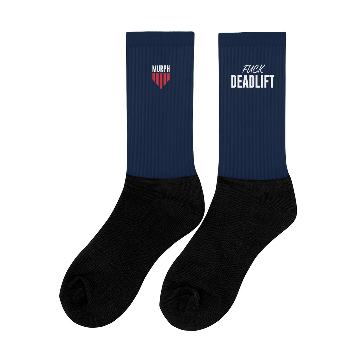 Chaussette Crossfit Bleu Marine - Fuck Deadlift