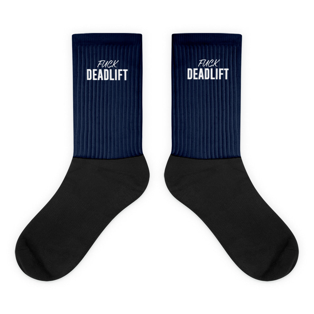 Chaussette Crossfit Bleu Marine - Fuck Deadlift