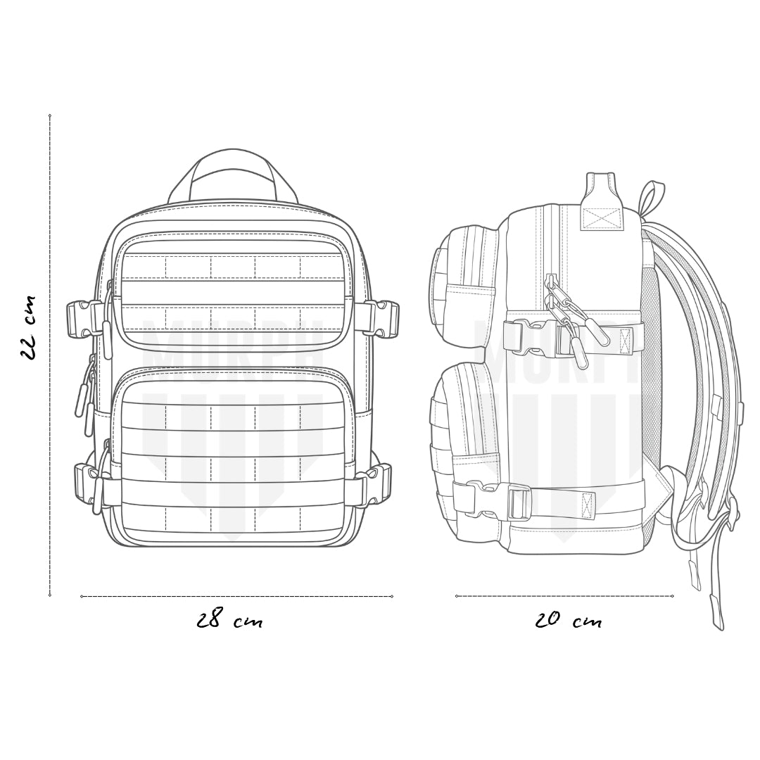 Sac à Dos Tactique Enfant 9L - Camo