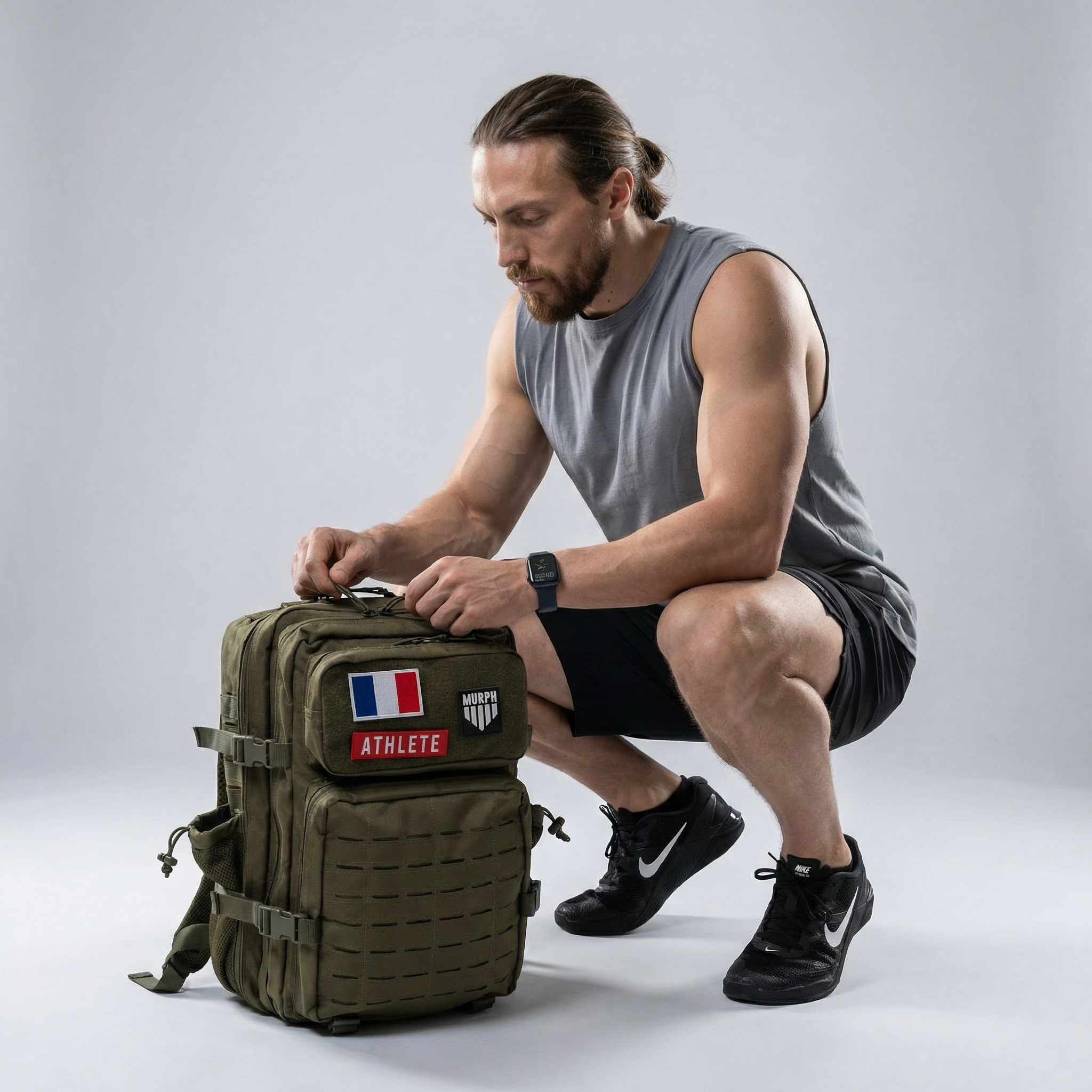 Sac à Dos Tactique 45L Hero  - Kaki