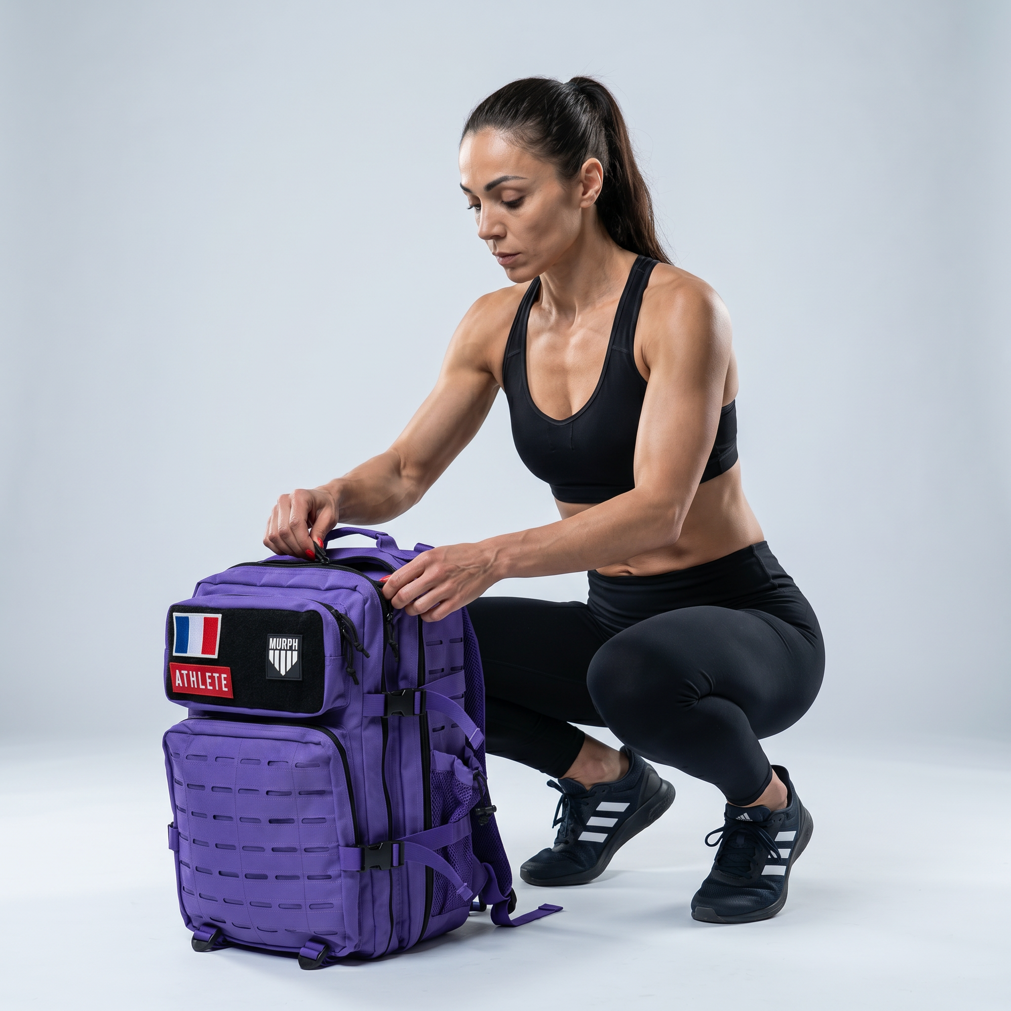 Sac à Dos Tactique 45L Hero - Violet