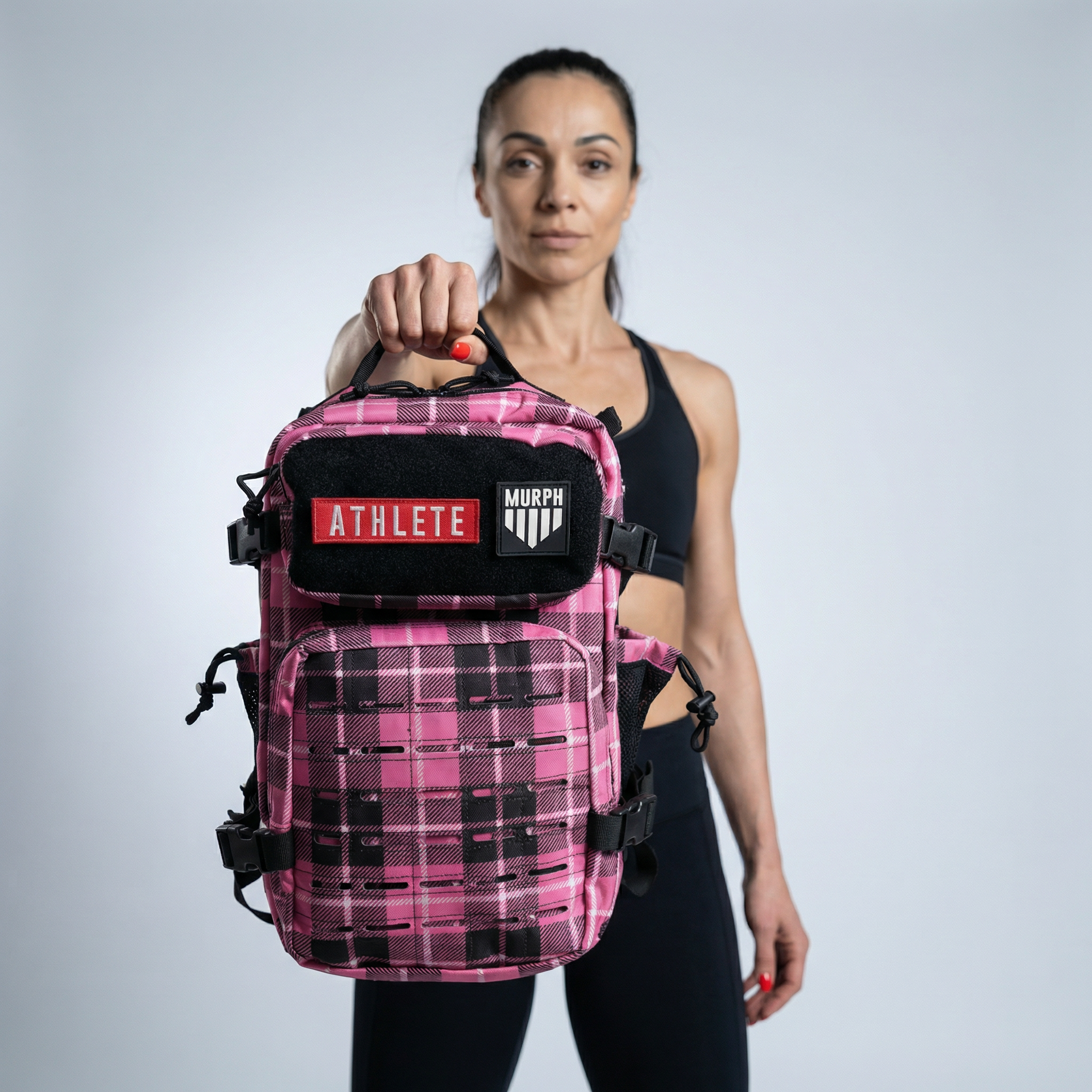 Sac à Dos Tactique 25L Hero  - Rose Ecossais