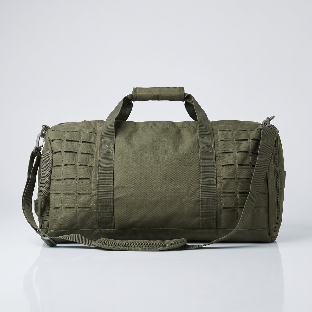 Sac de sport polochon Murph kaki avec bandouliere rembourree amovible