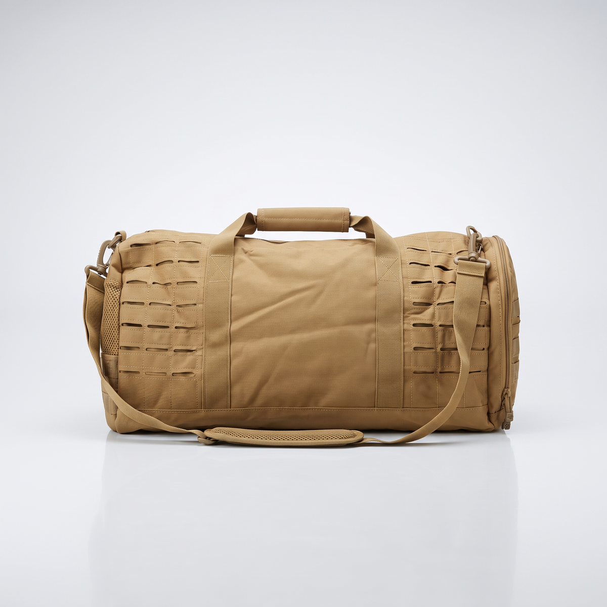 Sac de sport polochon Murph marron avec bandouliere rembourree amovible